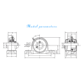 Roulement de bloc d&#39;oreiller de machines fiables de qualité UCP208